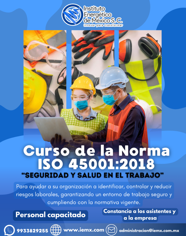 SEGURIDAD Y SALUD EN EL TRABAJO (ISO 45001-2018)