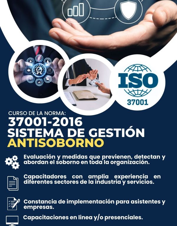 Norma ISO 37001:2016 Sistema de Gestión Antisoborno